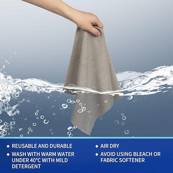 Kitchen Cleaning High-Friction Wash Cloth – Reusable Non-Scratch Cleaning Cloth (Pack)