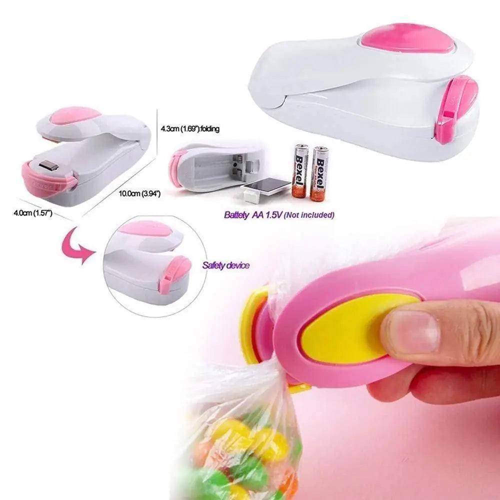 Portable Mini Heat Sealer - Keep Food Fresh & Crispy