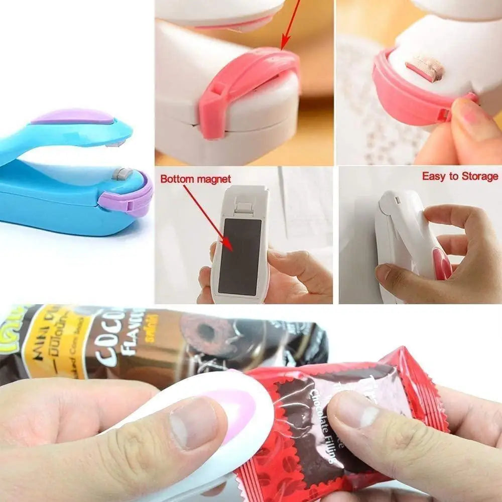 Portable Mini Heat Sealer - Keep Food Fresh & Crispy
