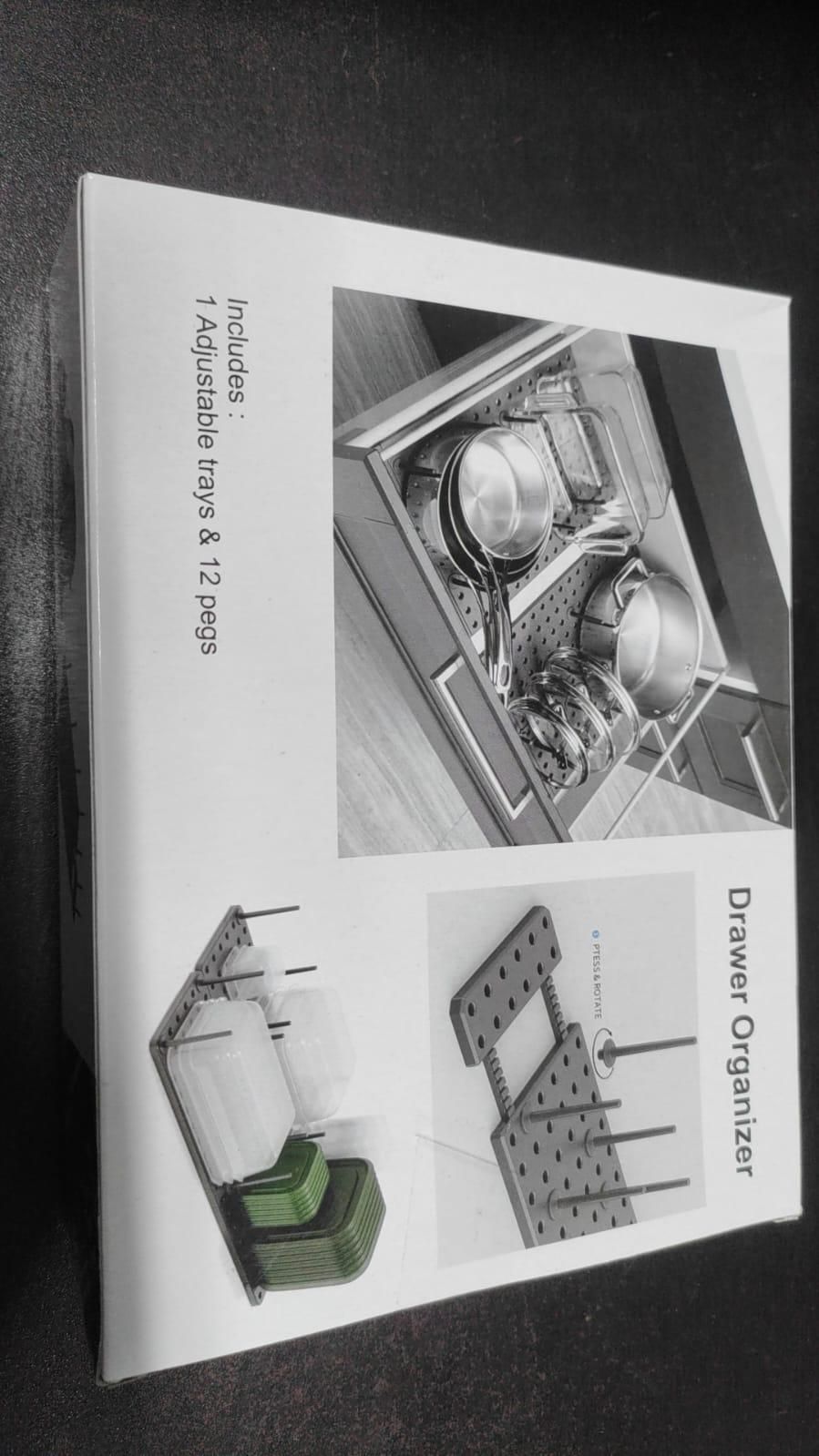 Kitchen Cupboard Organization Drawer – Space Saving Cabinet Storage Shelf
