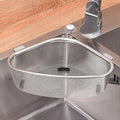 Stainless Steel Sink Corner Strainer – Kitchen Drain Basket & Food Filter