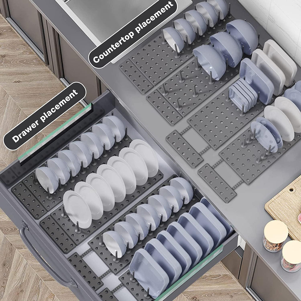 Drain Shelf Dish Drying Rack – Kitchen Sink Organizer & Drying Stan